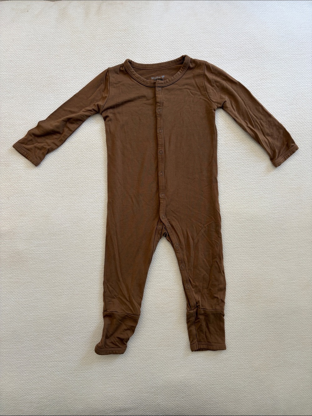 Kyte BABY Snap Romper in Coffee